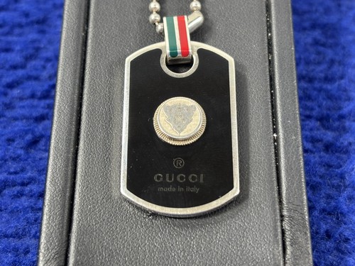 Gucci silver crest dog - crest,