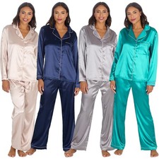 Pyjamas longs satin pour - longs,
