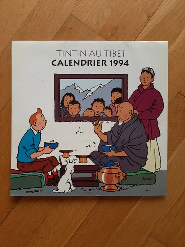 Ancien calendrier tintin 1994 - ancien,