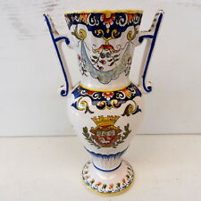 * VASE A POIGNEES BLASON ROUEN