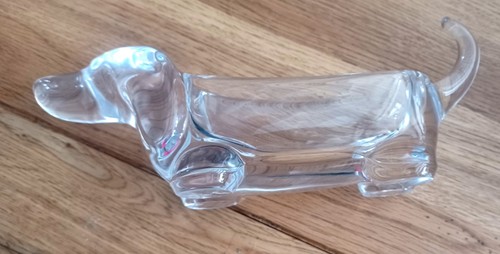 Chien teckel cristal - cristal, de