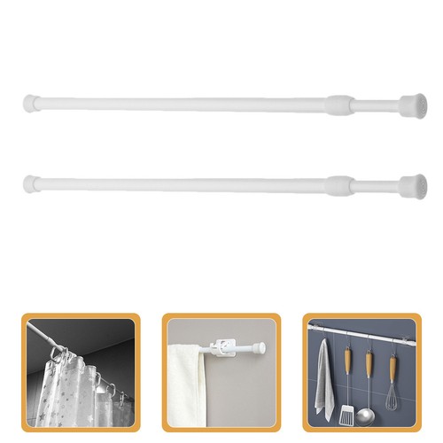 Pcs barre fixation rideau - 2, de