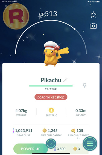 Shiny pikachu lyra - shiny, hat