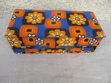 Ancienne mercerie Boite couture 2 Tiroirs Carton Tissu