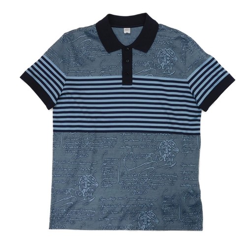 Polo berluti r19jps44jaep bleu - polo,