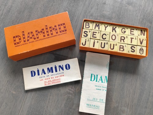 Jeu diamino ancien vintage - diamino,