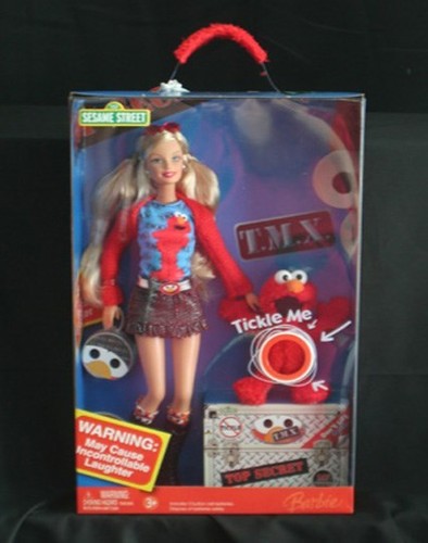 Barbie tickle elmo tmx - barbie, me