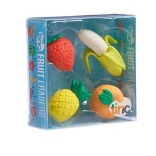 , Lot de 4 Gommes Fantaisie