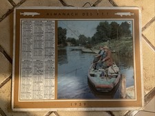 ancien calendrier almanach des PTT collection 1959 Détente Plein Air
