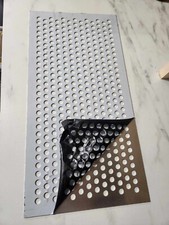 Tôle perforée aluminium épaisseur 1,5/2 ou 3mm, dimensions aux choix, plaque alu