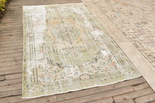 Tapis turc 5x9 vintage bohème