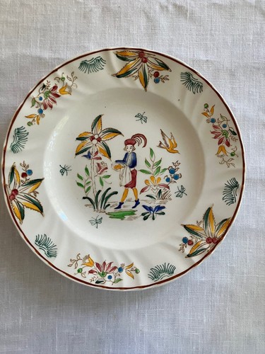 French antique plate vieux - french,