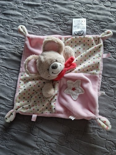 Doudou plat souris - plat, ours