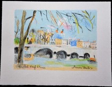LITHOGRAPHIE Maurice UTRILLO "