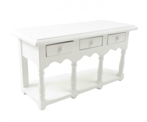 Buffet blanc maison poupée - maison,