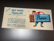 BUVARD CHOCOLAT PUPIER 