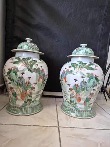 Paire pots couverts - couverts, en
