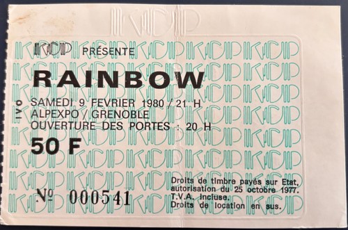 Billet concert rainbow - billet,
