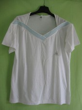 Tee Shirt Le coq Sportif France Haut 80'S Jersey Femme Tennis Vintage - 42