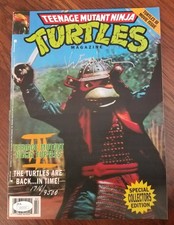 KEVIN EASTMAN Signed Teenage Mutant Ninja Turtles Magazine JSA Certified Auto