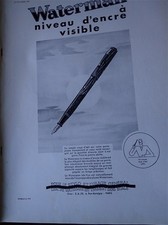 stylo WATERMAN à niveau