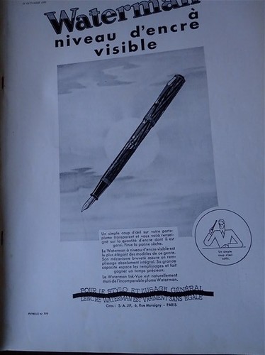 Stylo waterman niveau - stylo, à