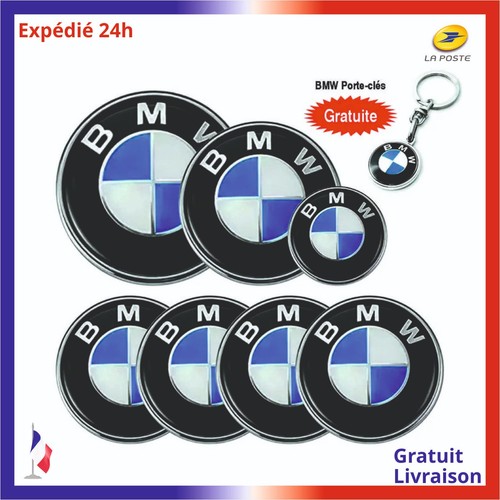 Badge embleme bmw blanc - blanc, bleu