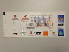 TICKET MATCH LILLE - TOULOUSE SAISON 2006-2007 - CHAMPIONNAT DE FRANCE 