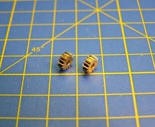 Engrenage/pignon 15 dents laiton essieux loco Mehano BB27000 Roco 6500-72000 HO