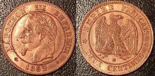 Napoléon iii deux centimes - -,