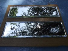 6 PLAQUES de propreté  Biseauté crémone serrure tirette clenche Poignées porte