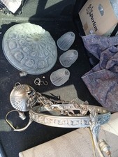 lustre art déco pâte de verre