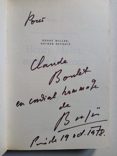 Brassaï henry miller - brassaÏ,