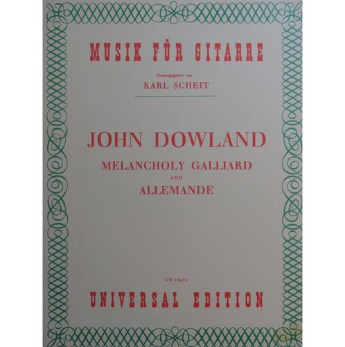 Dowland john melancholy - dowland,