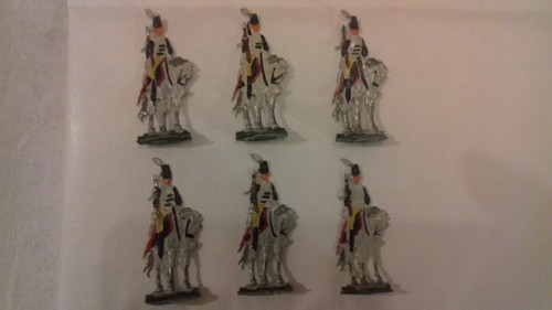 Soldats plat étain - d'étain, peints