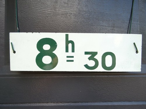 Plaque émaillée 30 - 8,