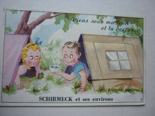 CARTE POSTALE /  SCHIRMECK  ET SES ENVIRONS    / CARTE A SYSTEME 
