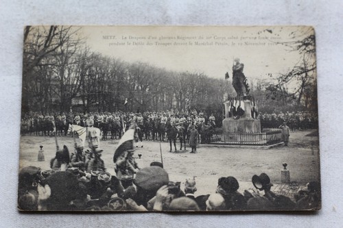 Cpa 1919 metz le drapeau - le,