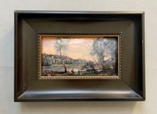 Email de Limoges d'après Corot, Le bord de l'étang de Ville d'Avray