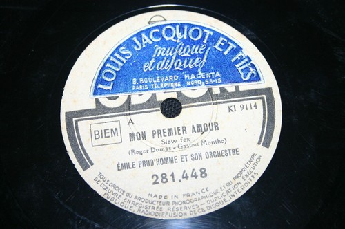 Emile prud homme - prud'homme, 78t
