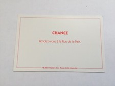 CARTE RECTANGULAIRE MONOPOLY