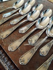 12 Cuillères à Moka Décor