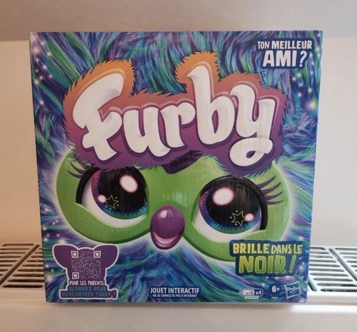 Furby bleu brille dans noir - furby,