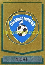 280 ECUSSON BADGE CHAMOIS NIORTAIS STICKER PANINI FOOTBALL FRANCE 1987 1988