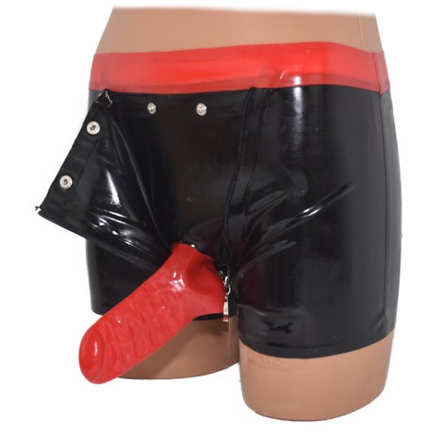 Shorts latex avec - en, double