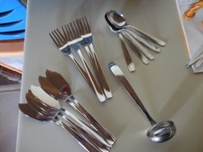 Service a poisson 19 Pieces inox