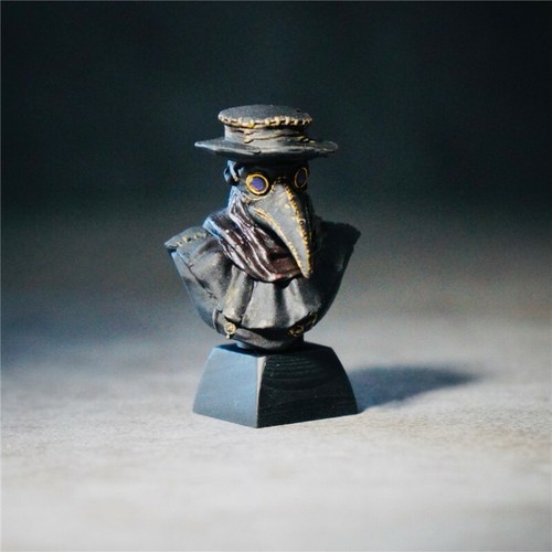 Artisan resin keycap plague - keycap,