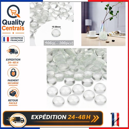 Galets décoratifs verre - galets,