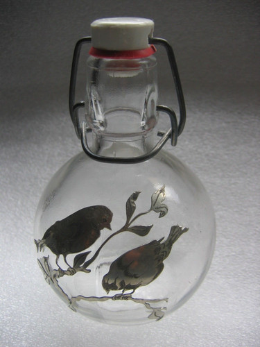 Petite bouteille verre avec - bouteille, en
