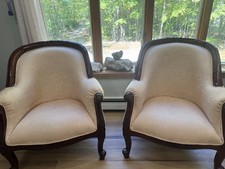 Pair of French Carved Walnut